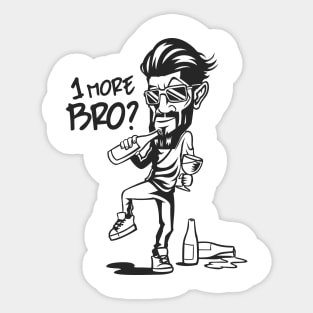 Kentucky Bourbon Trail festival 1 more bro Sticker